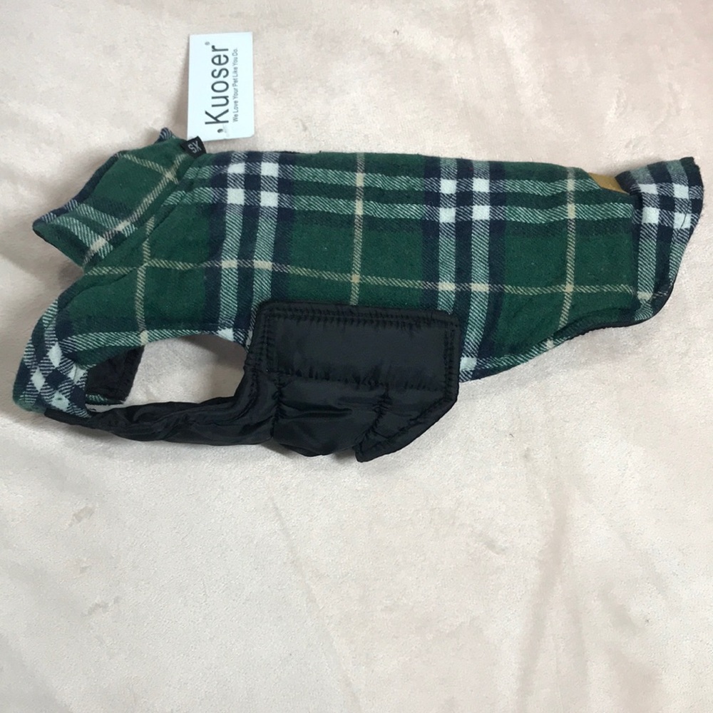 Kuoser Green Plaid Dog Vest - Picture 7 of 11